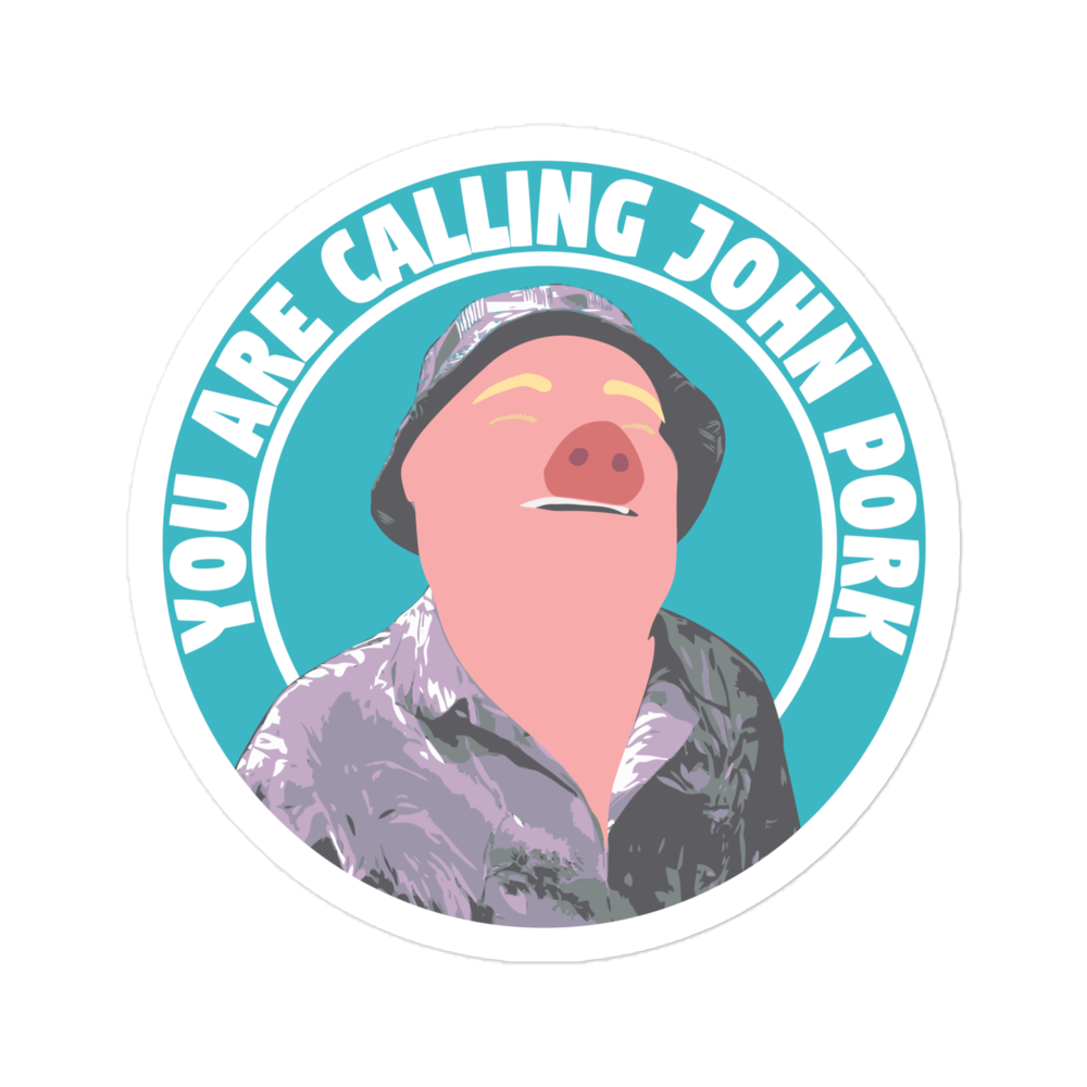 John Pork Is Calling Meme | Sticker